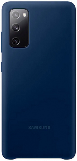 Чехол Silicone Cover для Samsung Galaxy S20 FE (синий)